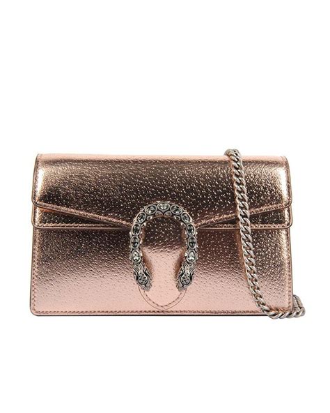 gucci dionysus super mini bag in rose gold